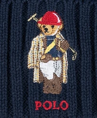Polo Ralph Lauren Men's Modern Classic Polo Society Bear Beanie