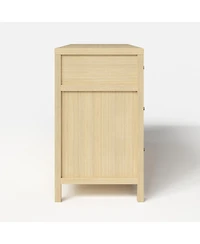 Homsee Solid Wood Dresser Pre-Assembled Chest