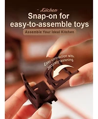 Robotime Miniature House Kit, Diy Miniature Dollhouse Kit for Adults,Model Kits for Adults to Build with Led, Birthday for Adult Homey Kitchen