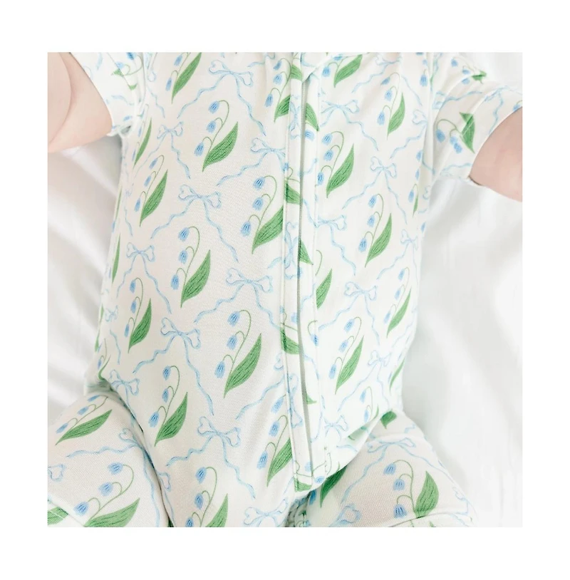 Motette Girls Bluebell Bows Bamboo Sleeper