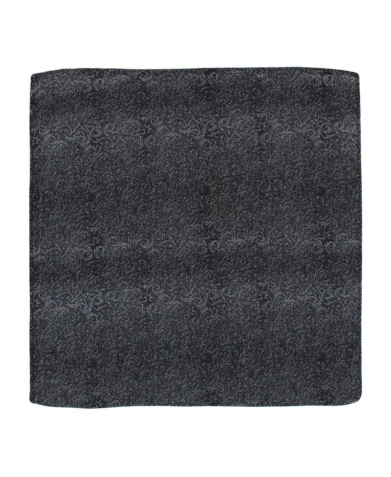 Trafalgar Men's Esteban Scrolling Vines Silk Necktie and Pocket Square Bundle