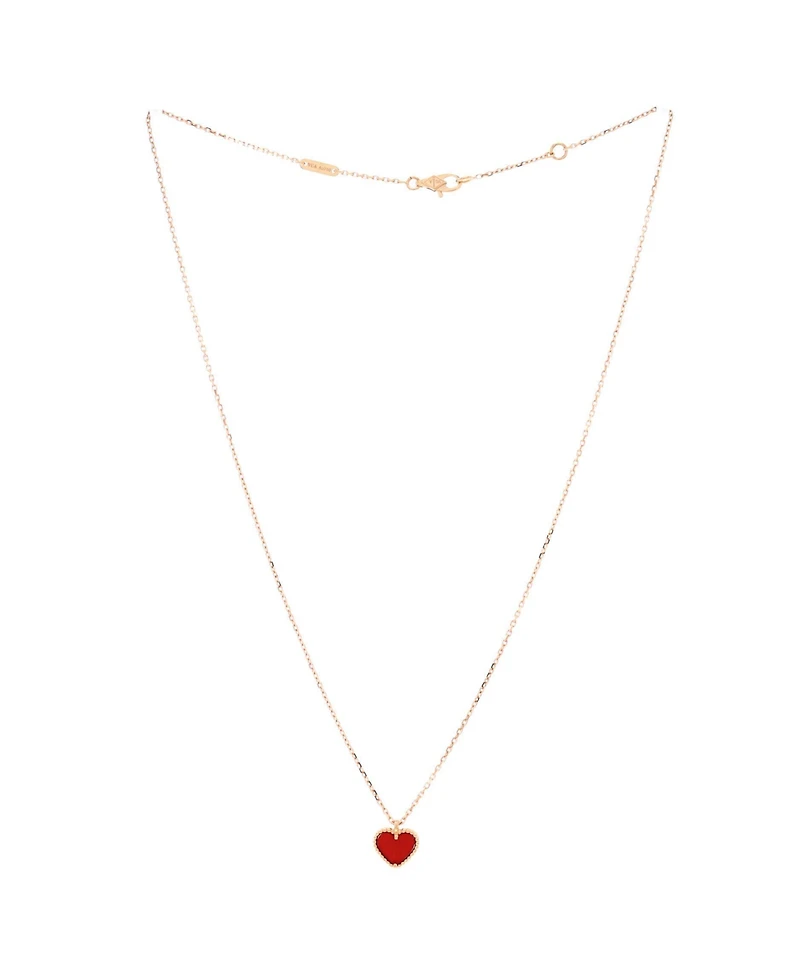 Pre-Owned Van Cleef & Arpels Sweet Alhambra Heart Pendant Necklace