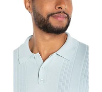 Liverpool Los Angeles Men's Short-Sleeve Knit Polo Sweater