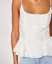 Astr the Label Women's Sleeveless Tie-Back Top