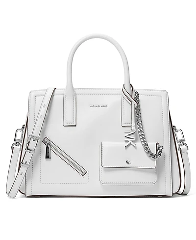 Michael Kors Laila Small Center Zip Satchel Bag