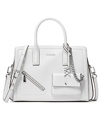 Michael Kors Laila Small Center Zip Satchel Bag