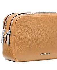 Michael Kors Bryant Medium Leather Double Zip Chain Camera Crossbody