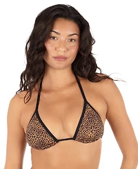 Hurley Women's Soft Spot Tie Tri Bikini Top