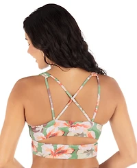 Hurley Women's Gingko Cloud Max Longline Bralette