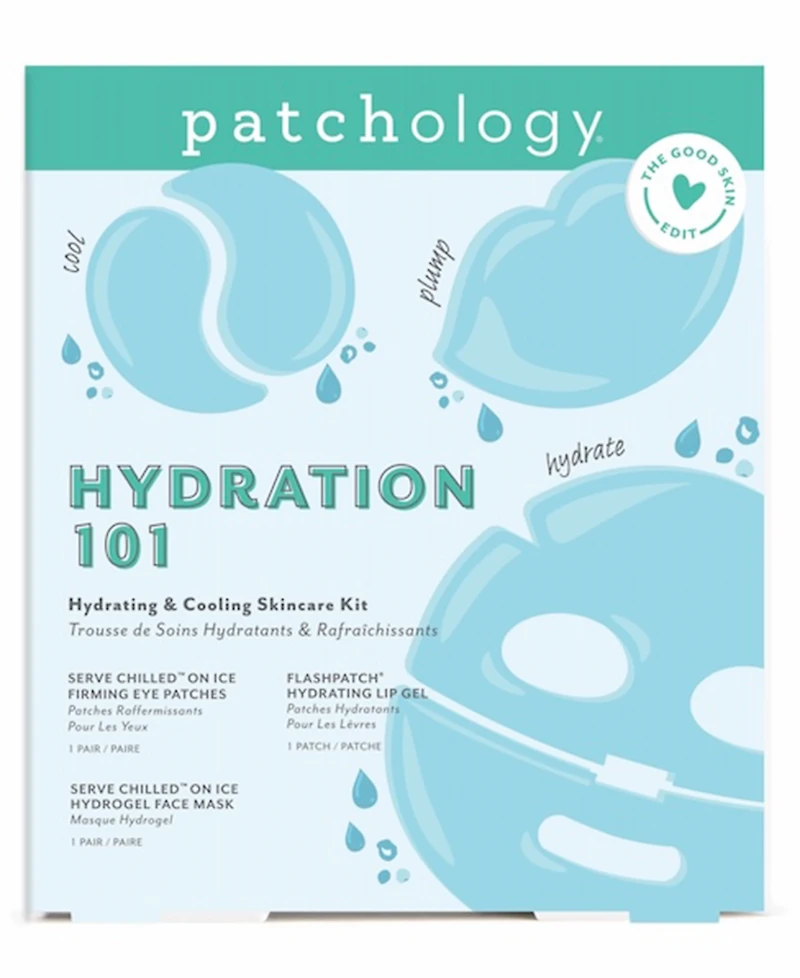 Patchology 3-Pc. Hydration 1.0.1. Hydrating and Colling Skincare Kit