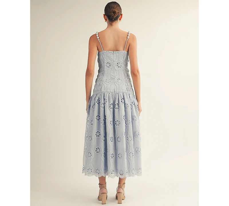 Arose Studio, Inc Women's Square Neck Midi Dress