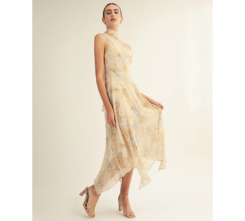 Arose Studio, Inc Women's Emilia Mock Neck Dress