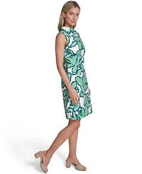 Calvin Klein Women's Sleeveless Mock Neck Dress