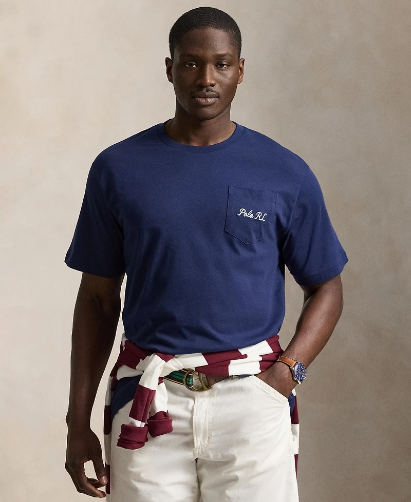 Polo Ralph Lauren Men's Big & Tall Bear Jersey T-Shirt
