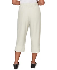Alfred Dunner Petite Vintage Charm Relaxed Front Pocket Capri Pants