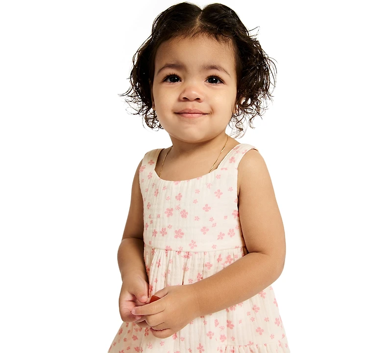 Calvin Klein Baby Girls' Tunic Top & Capri Leggings, 2-Piece Set