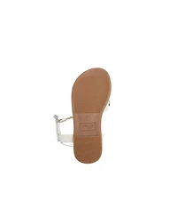 Bebe Girls Girl's Fashion Sandals – Dressy Shoes with Decorative Metal Charms