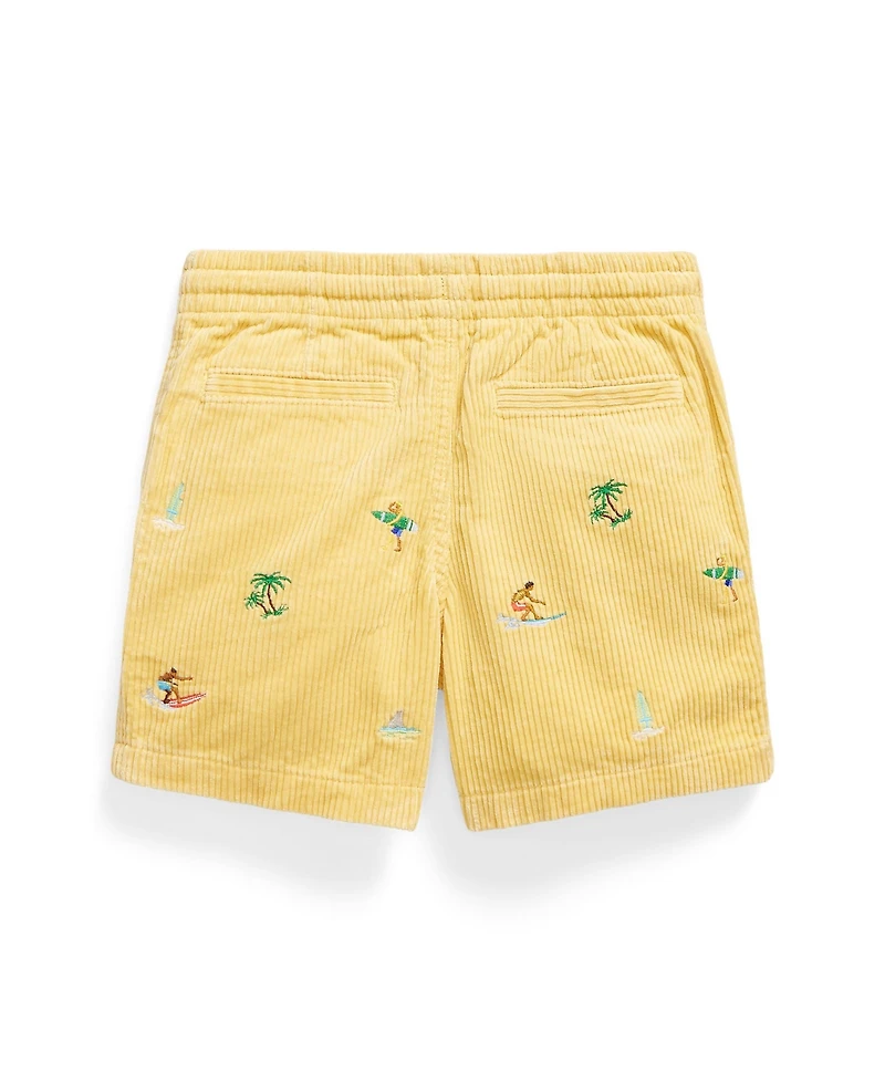 Polo Ralph Lauren Boys' - Prepster Embroidered Corduroy Shorts