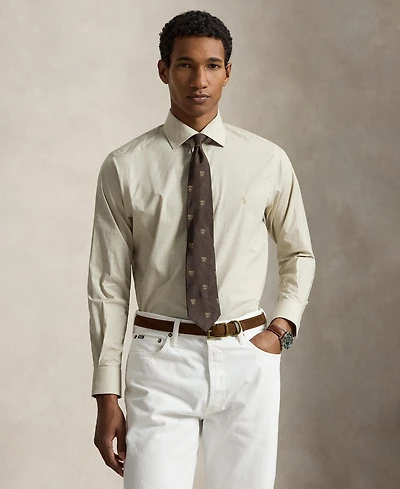 Polo Ralph Lauren Men's Regent Classic Fit Checked Poplin Dress Shirt