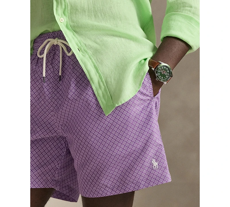 Polo Ralph Lauren Men's Printed Swim Trunks