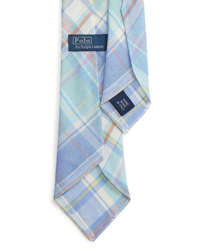 Polo Ralph Lauren Men's Vintage-Inspired Plaid Linen Tie