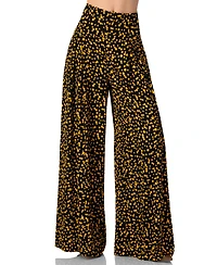 Ivonne Women's Wide-Leg Polka Dot Pants