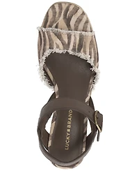 Lucky Brand Women's Mindra Espadrille Wedge Sandals