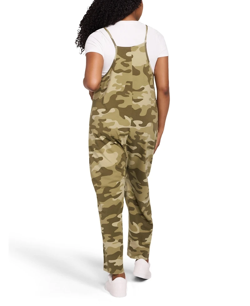 Motherhood Maternity Sleeveless Relaxed Fit Jumpsuit