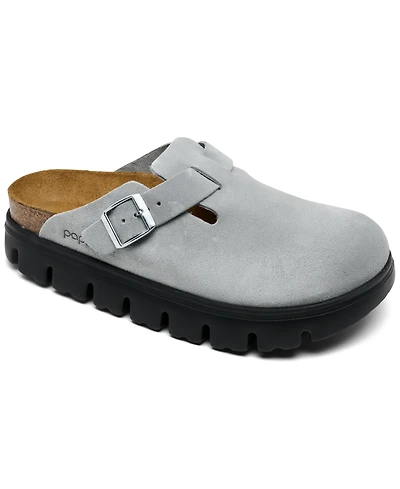 Birkenstock Women's Boston Chunky Suede Leather Platform Clog from Finish Line