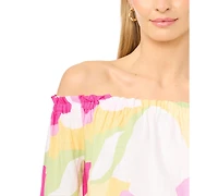 Vince Camuto Women's Off-The-Shoulder Long-Sleeve Top
