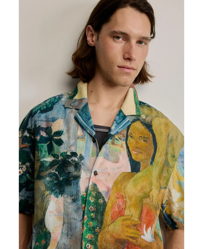 Desigual Men's Printed Gaugin shirt