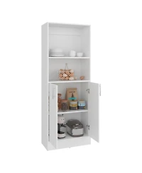 Fm Furniture Insite Kitchen Storage Cabinet with 3 Shelves and 2 Closed Compartments