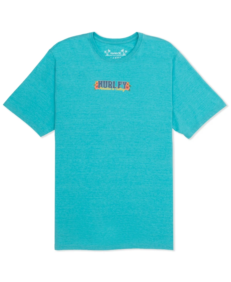 Hurley Men's Sippin On Paradise Short-Sleeve T-Shirt