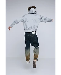 Desigual Men's Hooded lettering sweatshirt