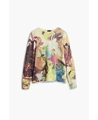 Desigual Men's Gaugin Printed Sweater