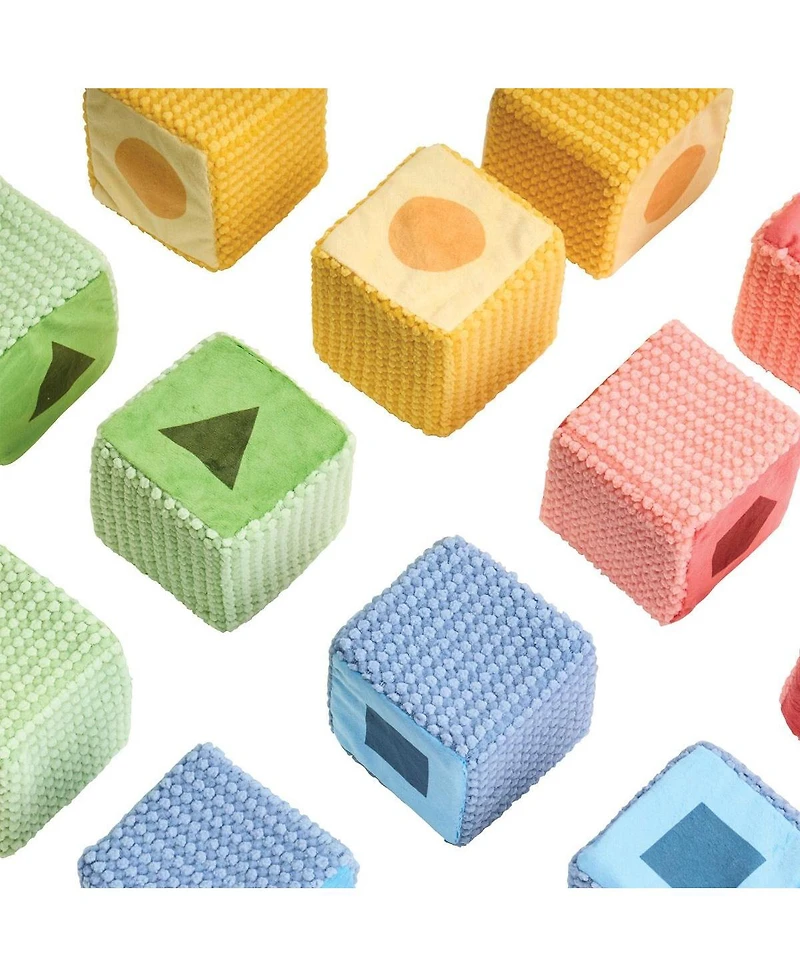 Kaplan Early Learning Soft Shape and Color Blocks - Set of 12