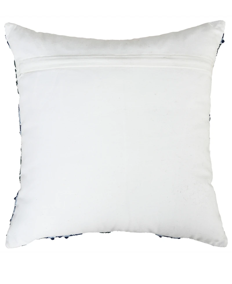 Rizzy Home Bessie Cotton Decorative Pillow, 20" x