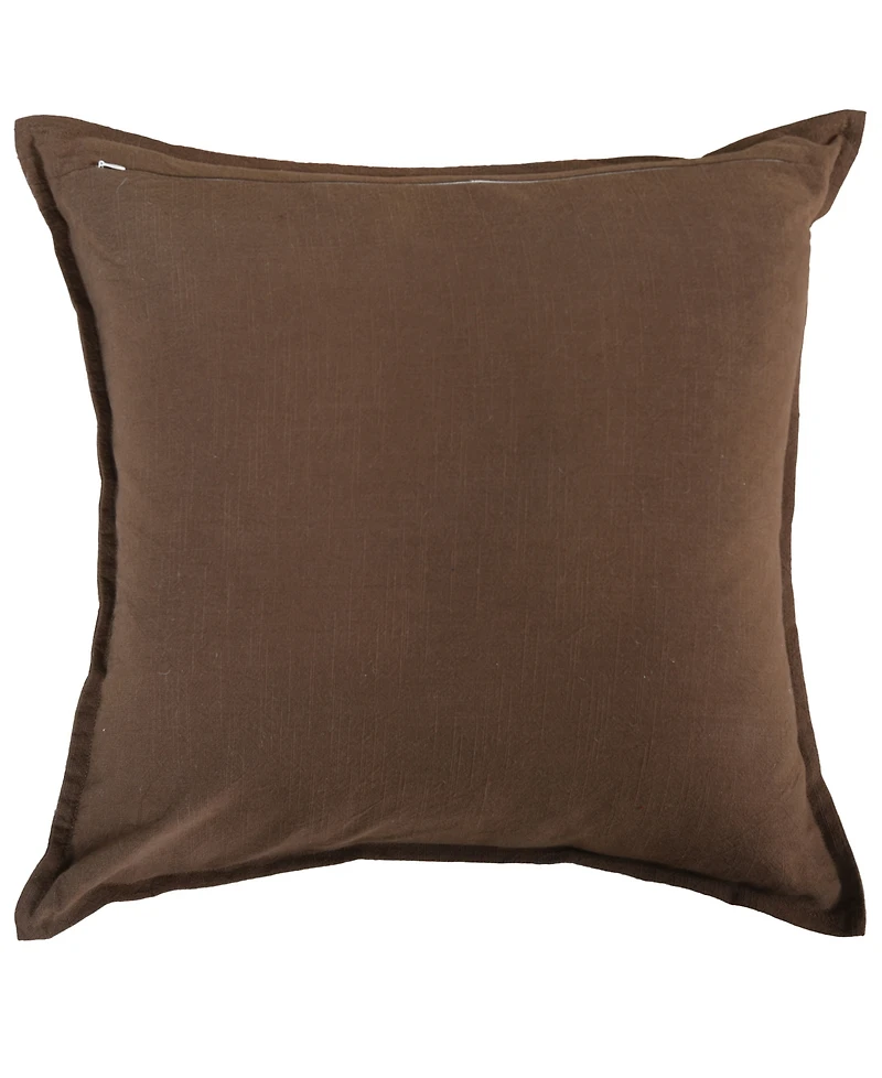 Rizzy Home Francis Cotton Decorative Pillow, 20" x