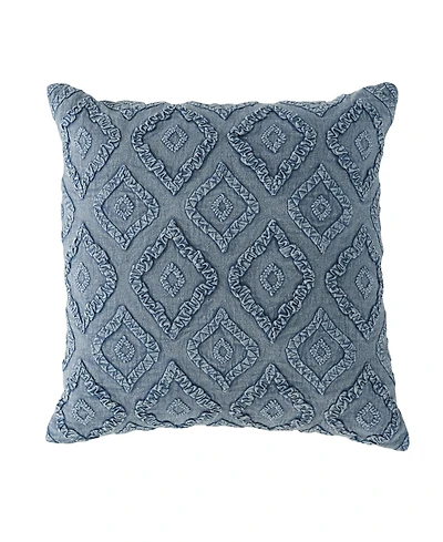 Rizzy Home Lillie Cotton Decorative Pillow, 20" x