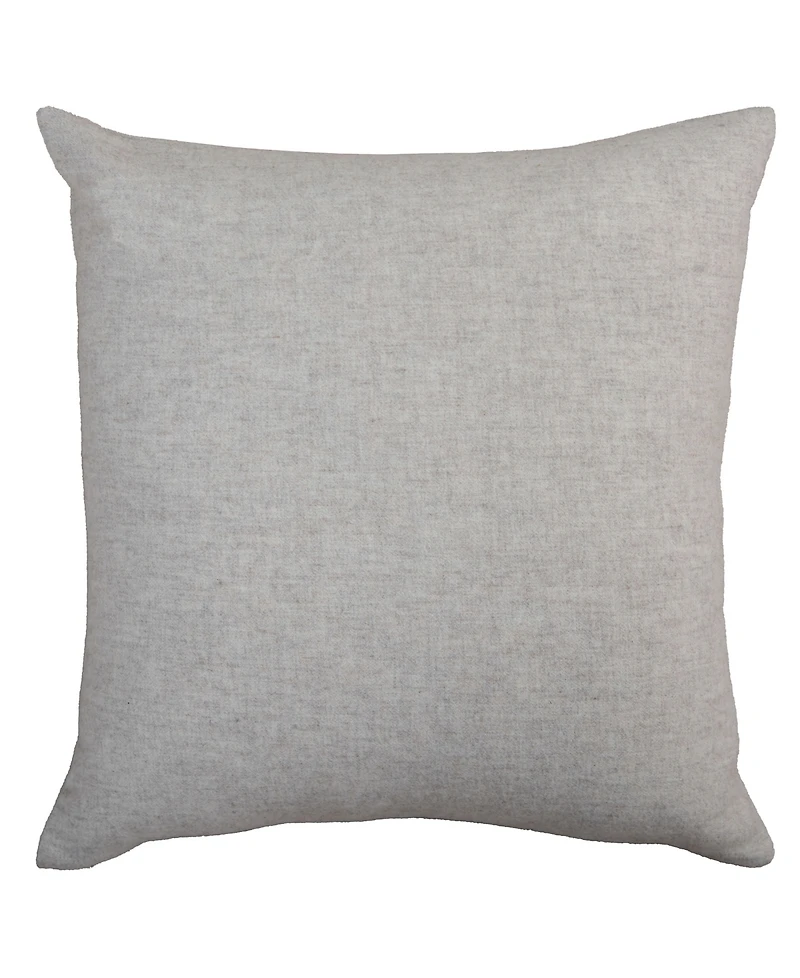 Rizzy Home Olivia Wool Decorative Pillow, 22" x 22"