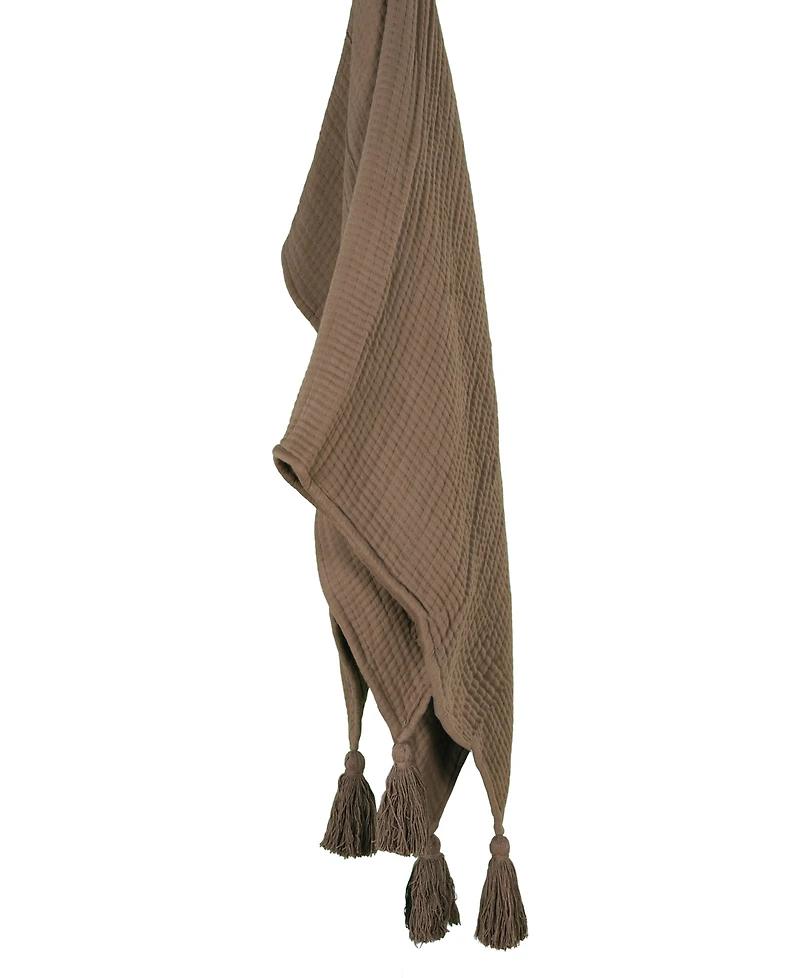 Rizzy Home Dora Cotton Throw, 50" x 60"