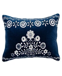 Rizzy Home Minnie Cotton Velvet Decorative Pillow, 14" x 20"