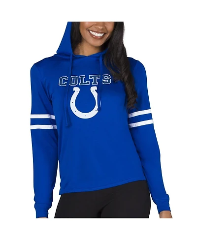 Concepts Sport Women's Royal Indianapolis Colts Marathon Lightweight Lounge Pullover Hoodie