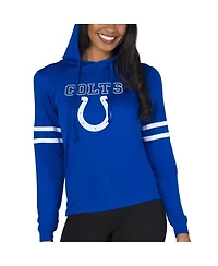 Concepts Sport Women's Royal Indianapolis Colts Marathon Lightweight Lounge Pullover Hoodie