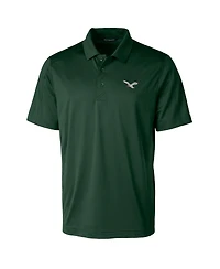 Cutter & Buck Men's Midnight Green Philadelphia Eagles Textured Stretch Short Sleeve Polo Shirt