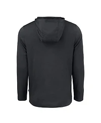 Cutter & Buck Men's Black San Diego State Aztecs Coastline Epic Comfort Eco Long Sleeve Hoodie