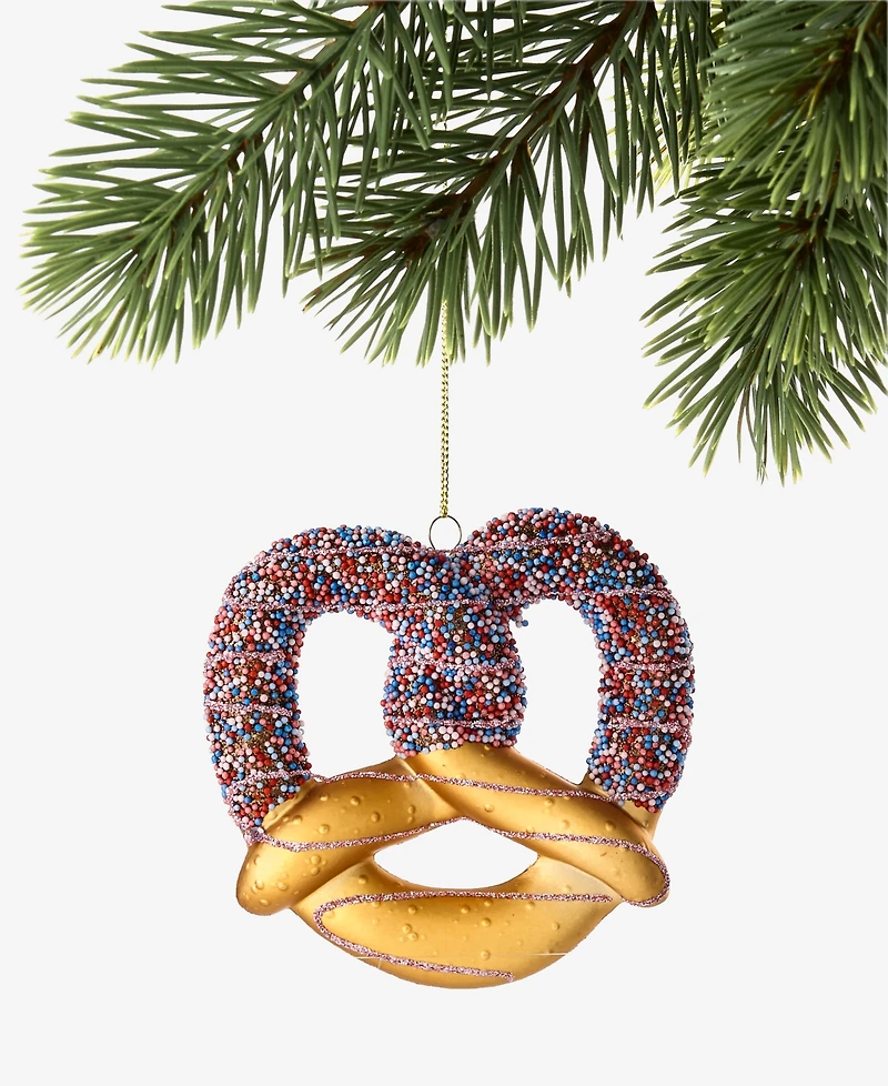 Holiday Lane Sweet Tooth Chocolate Covered Pretzel Ornament, Exclusively at Macy's