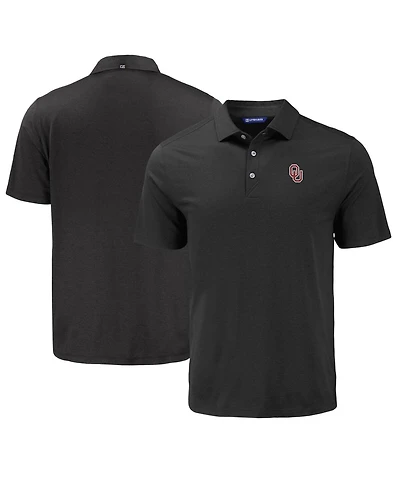Cutter & Buck Men's Black Oklahoma Sooners Coastline Epic Comfort Eco Polo Shirt