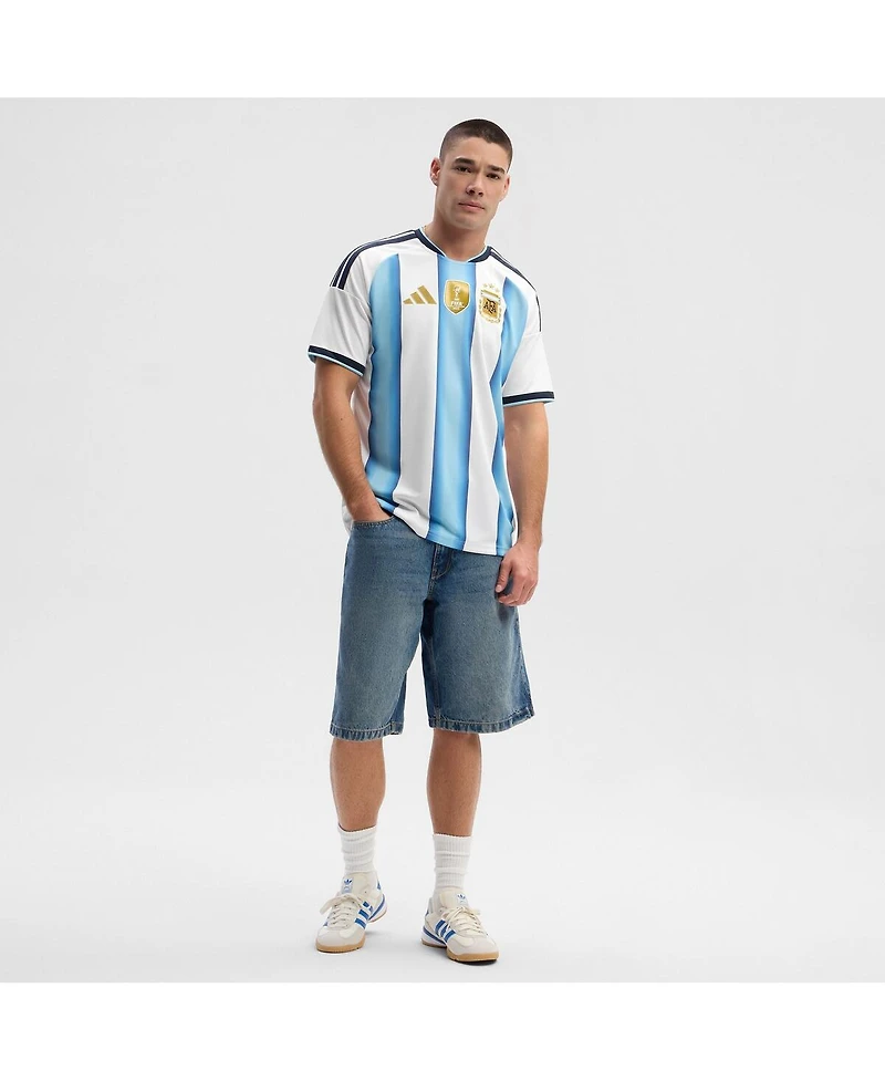 Adidas Men's White Argentina National Team Fifa x World Cup 2026 Home Replica Jersey