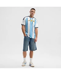 Adidas Men's White Argentina National Team Fifa x World Cup 2026 Home Replica Jersey